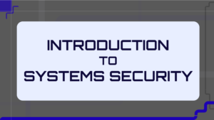 Introduzione alla sicurezza dei sistemi | Professor Andrew Martin
